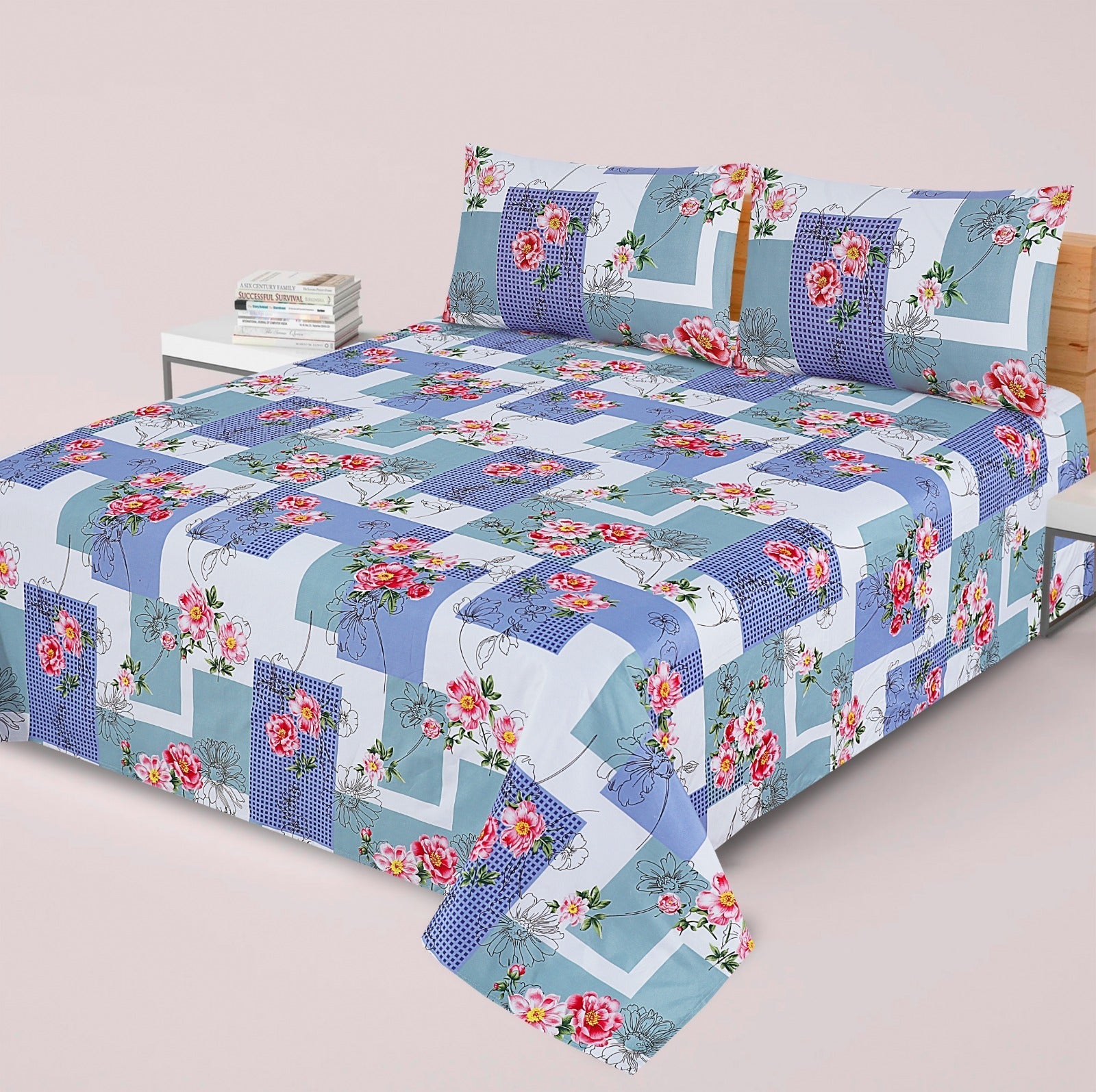 premium Printed Bed Sheet Set - BM01