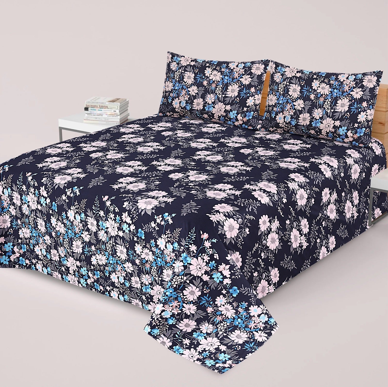 Premium Printed Bed Sheet Set - BM99