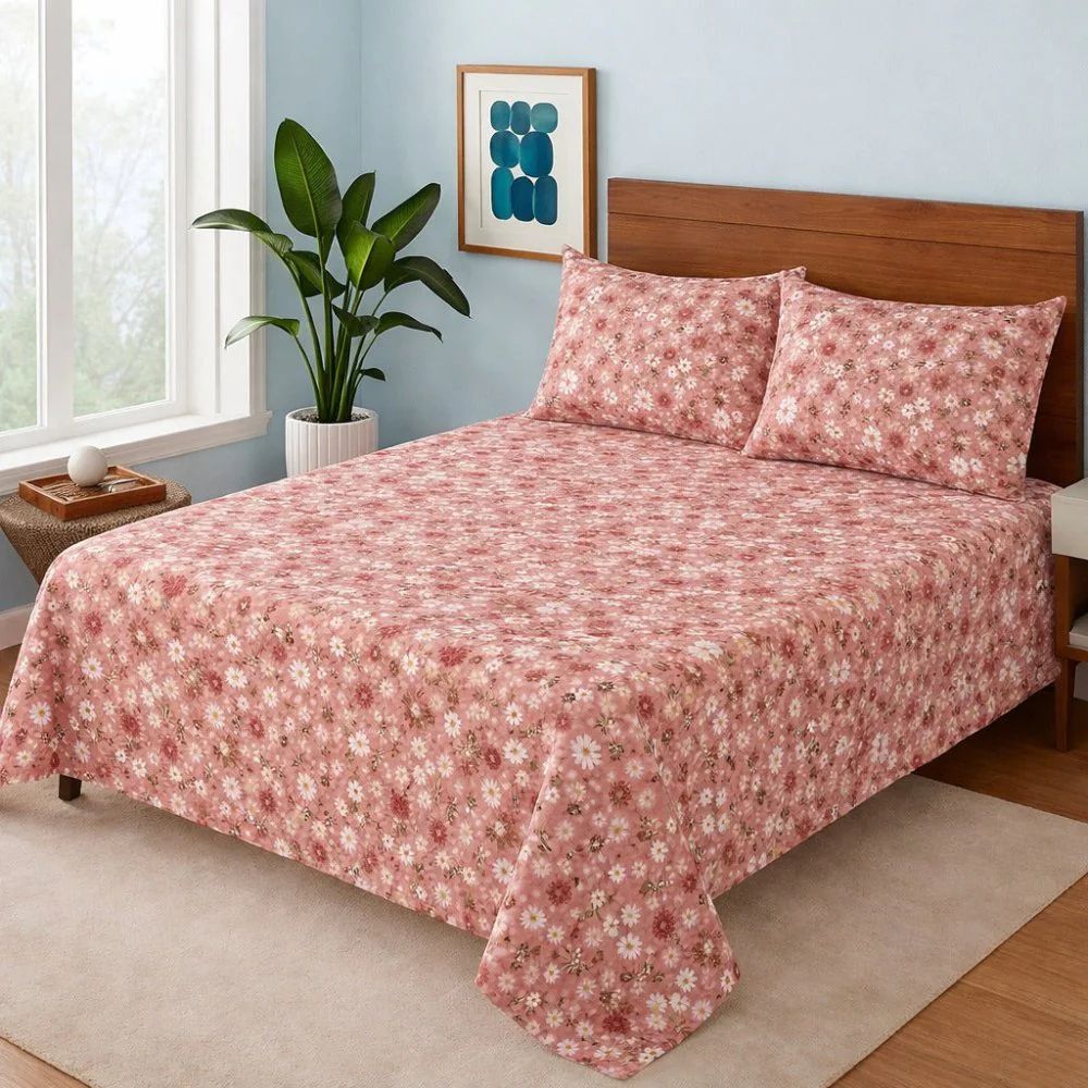 Premium Printed Bed Sheet Set - BM84