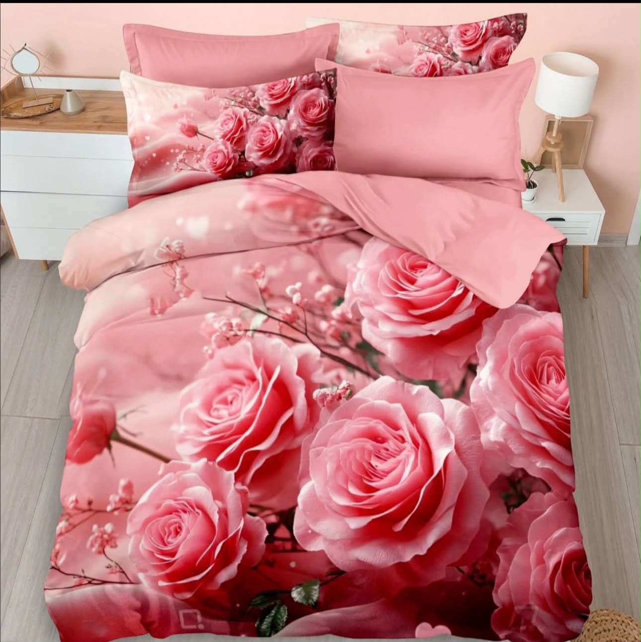 Premium 5D Printed Bedsheet -5D 21