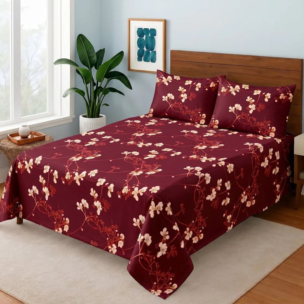 Premium Cotton Bedsheet - BM 117