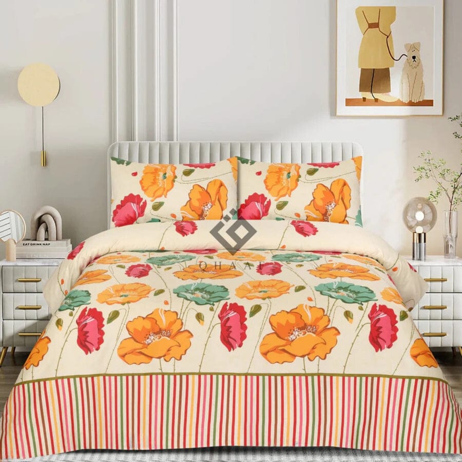 Premium Cotton Bedsheet - BM 106