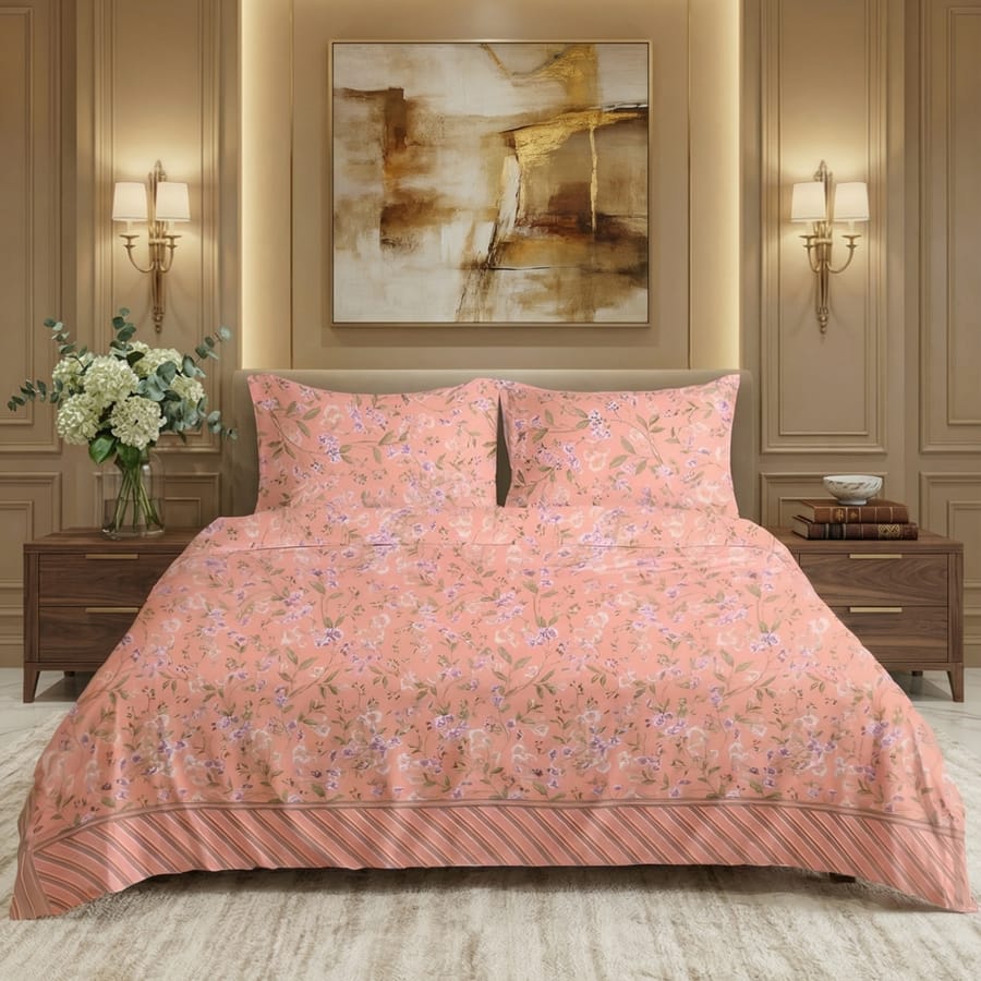 Premium Cotton Bedsheet - BM 46