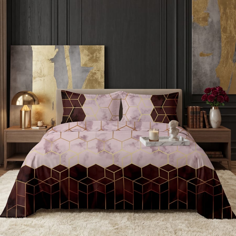 Premium Cotton Bedsheet - BM 54