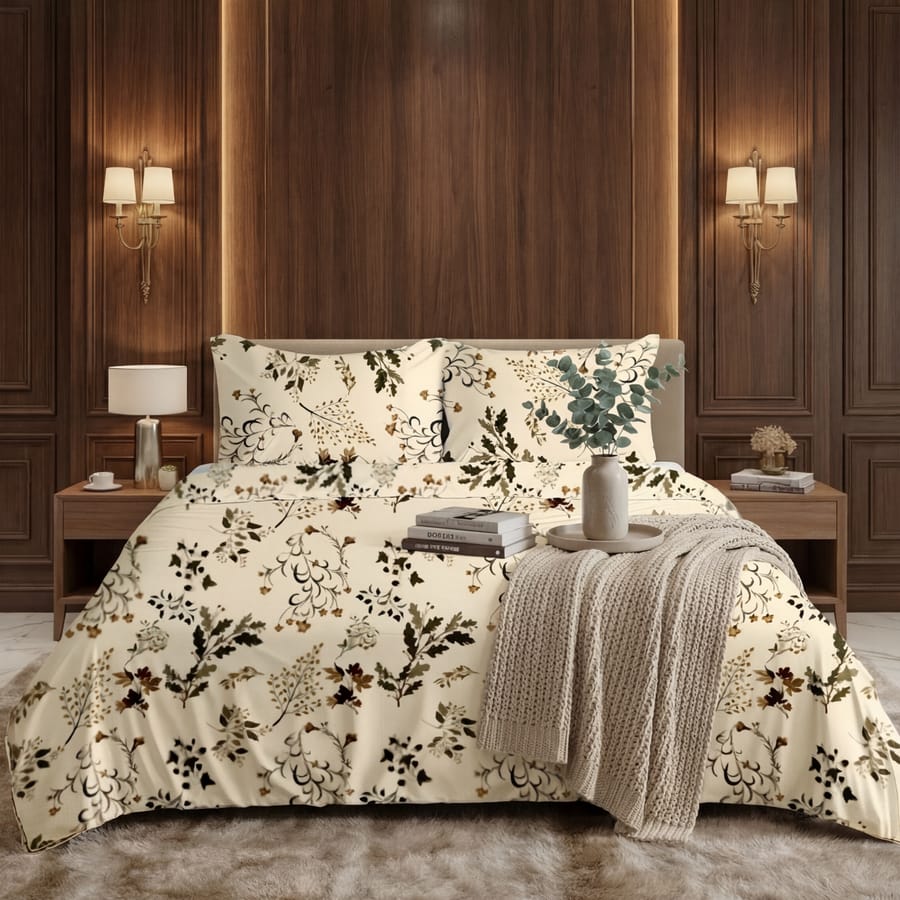 Premium Cotton Bedsheet - BM 63