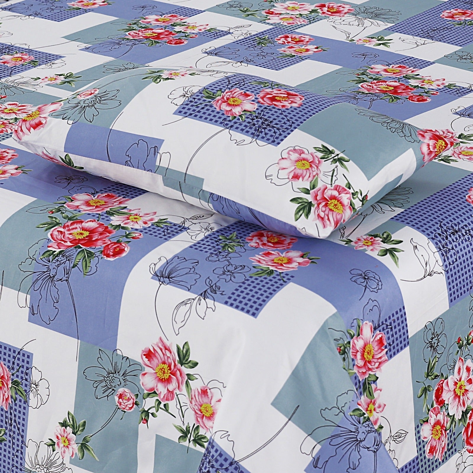 premium Printed Bed Sheet Set - BM01