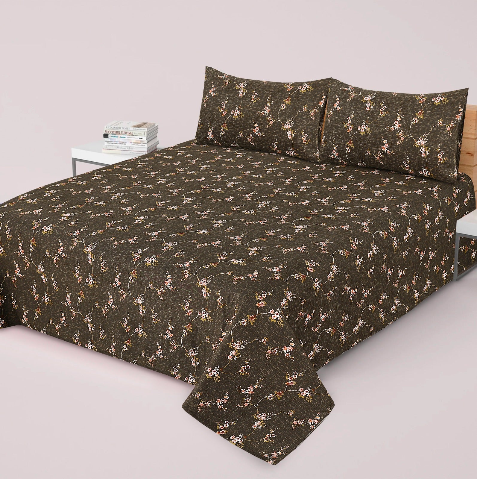 Premium Printed Bed Sheet Set - BM93