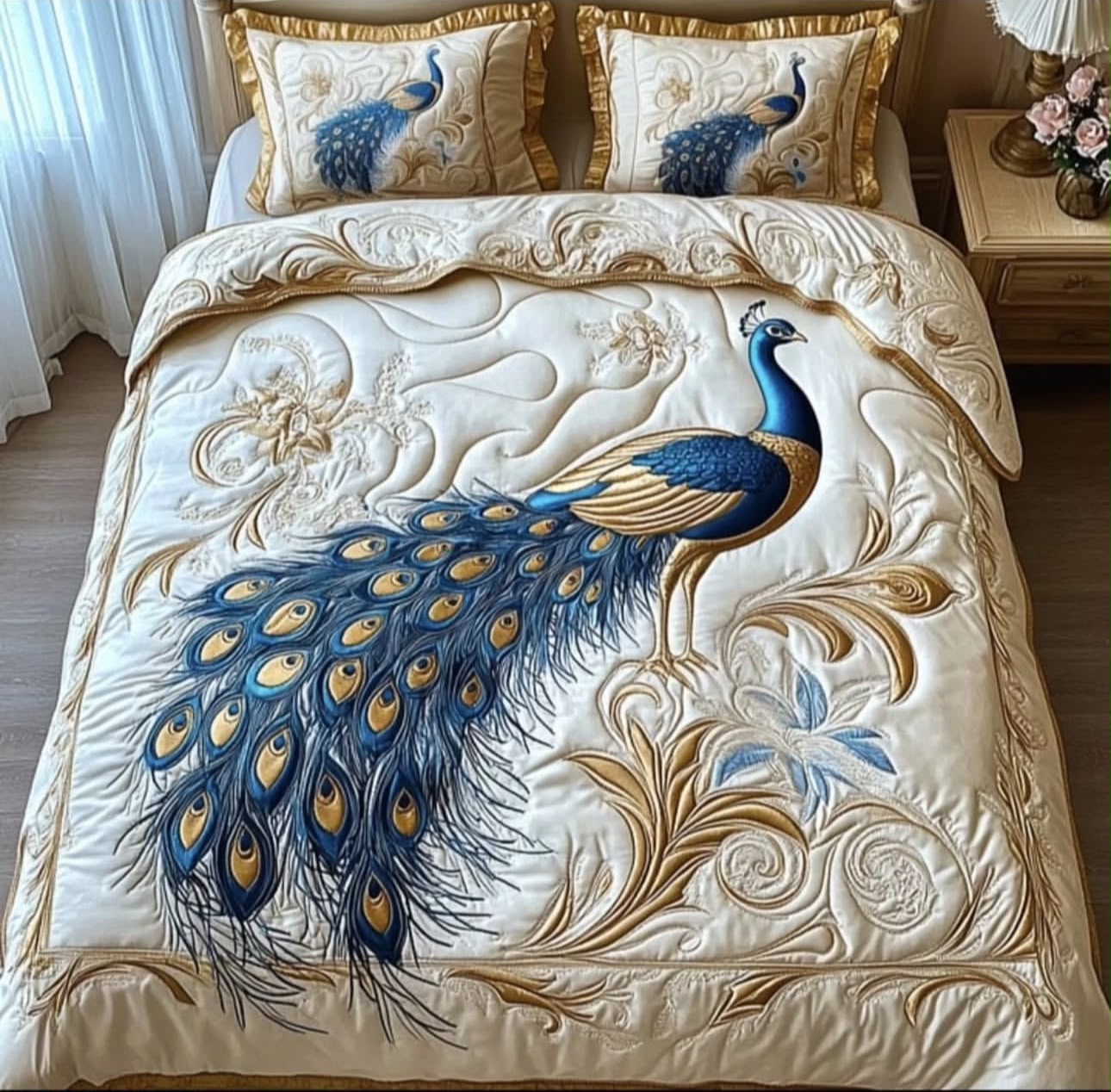 Premium 5D Printed Bedsheet -5D 19