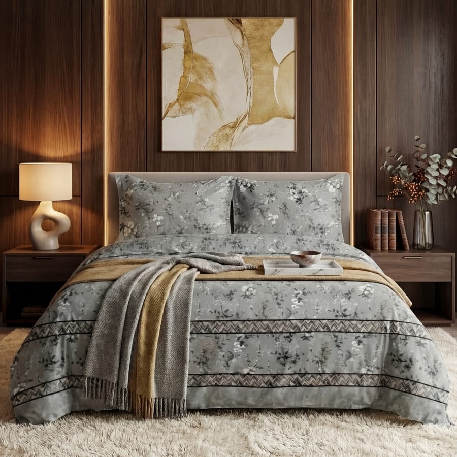 Premium Cotton Bedsheet - BM 19