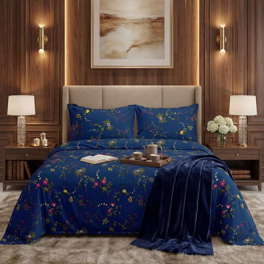 Premium Cotton Bedsheet - BM 57
