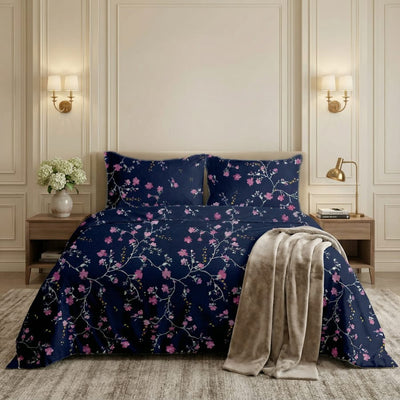 Premium Printed Bed Sheet Set - BM47