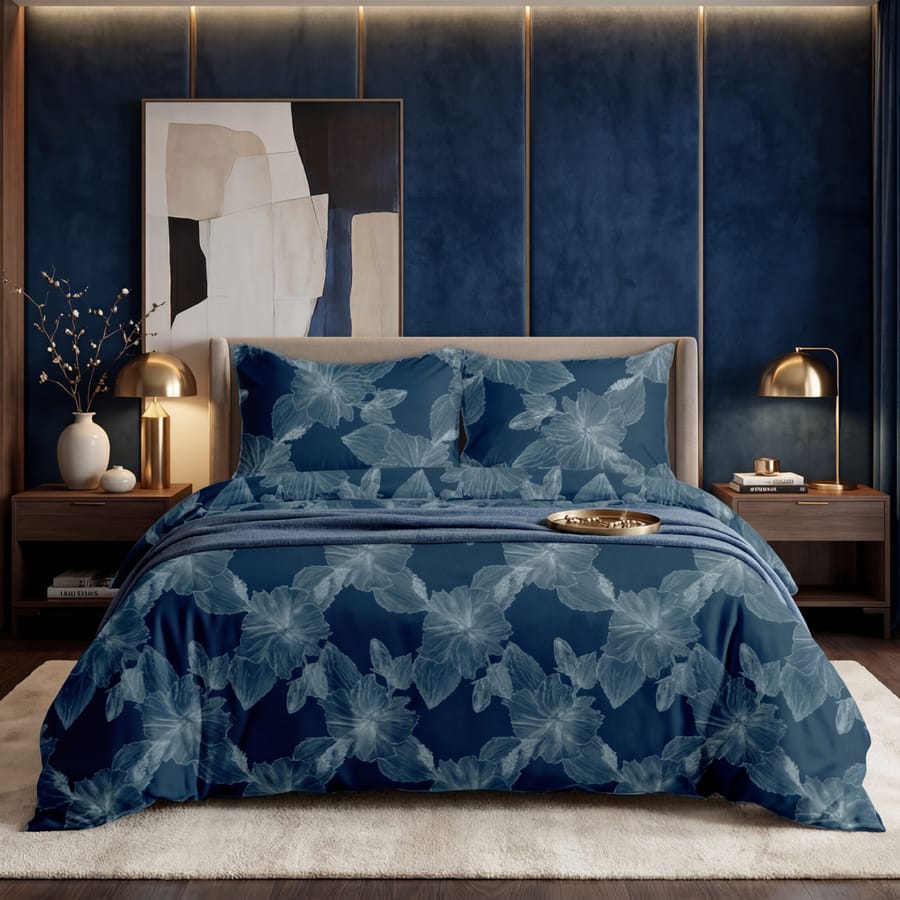 Premium Printed Bed Sheet Set - BM33