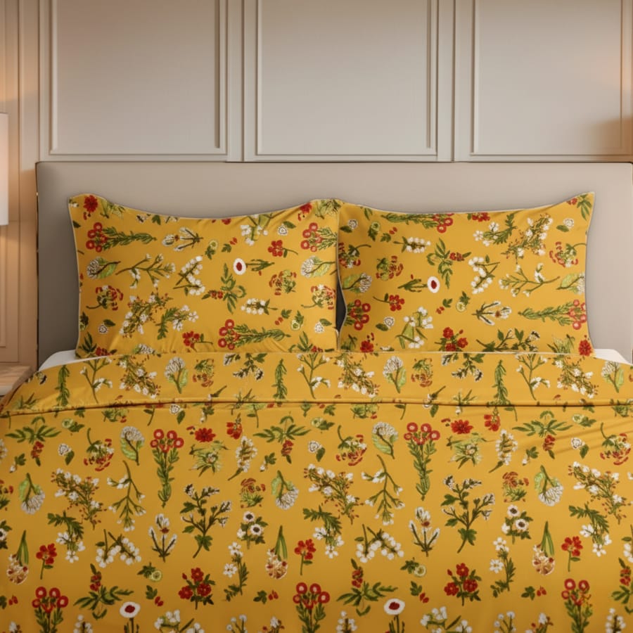 Premium Printed Bed Sheet Set - BM29
