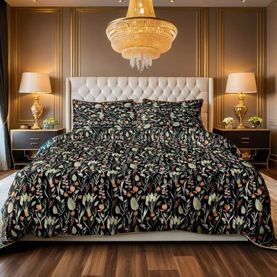 Premium Printed Bed Sheet Set - BM27