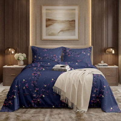 Premium Printed Bed Sheet Set - BM21