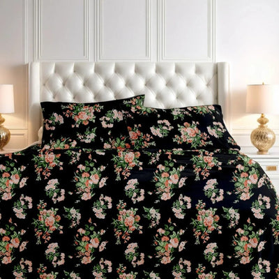 Premium Printed Bed Sheet Set - BM16