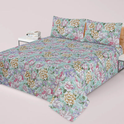 Premium Printed Bed Sheet Set - BM11