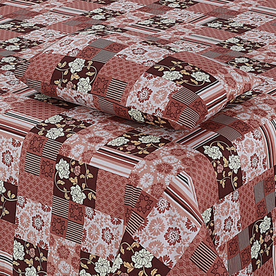 Premium Printed Bed Sheet Set - BM04