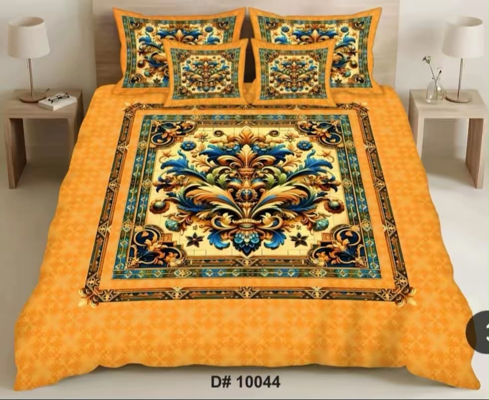 Premium 5D Printed Bedsheet -5D 42